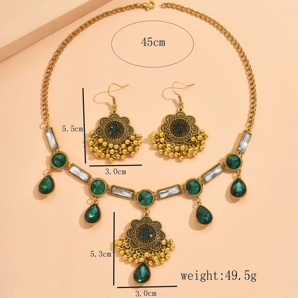 Fashion Jewelry Set Necklace Earrings For Woman