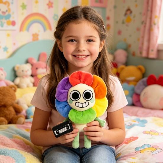 Cartoon Horror Plush Doll, Soft Stuffed Animal Toy for Game Fans, Cute Ragdoll for Kids Boys Girls, Birthday Gift for Friends
