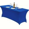 6FT/4FT Table Cover Tight Fitted Cocktail Table Decoration Spandex Tablecloth  Party Banquet