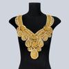 Heavy Industry Gold Handmade Bead Sequins Embroidery Decal Water Drop Collar Clothing Dress Dance Clothing Cloth Sticker Accessories