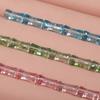 50 PEÇAS Contas de Vidro Bambu Cristal Brilhante Gelatina Aurora Vidro Iridescente para Joias DIY Roupas Acessórios Decorativos