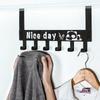 Over-the-door Hook ,Hole-free Multi-functional Over-the-door hanger,Universal Trace-free Household Storage Rack