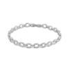 Bracelet - LUXENTER - Yaris - Brilliant Zirconia - Rhodium-plated Finish - Length 18 Cm
