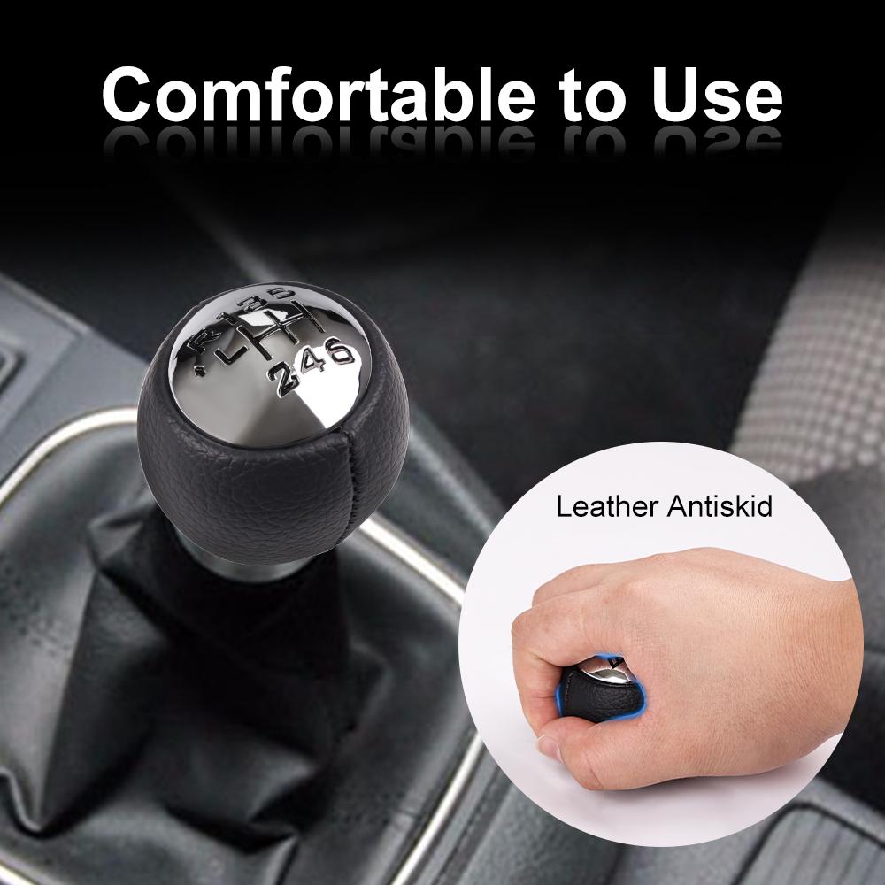 6-Speed Transmission Gear Stick Shift Knob Head Lever Adapter Manual for Peugeot 307 308 3008 407 5008 807 Citroen C3 C4 C8