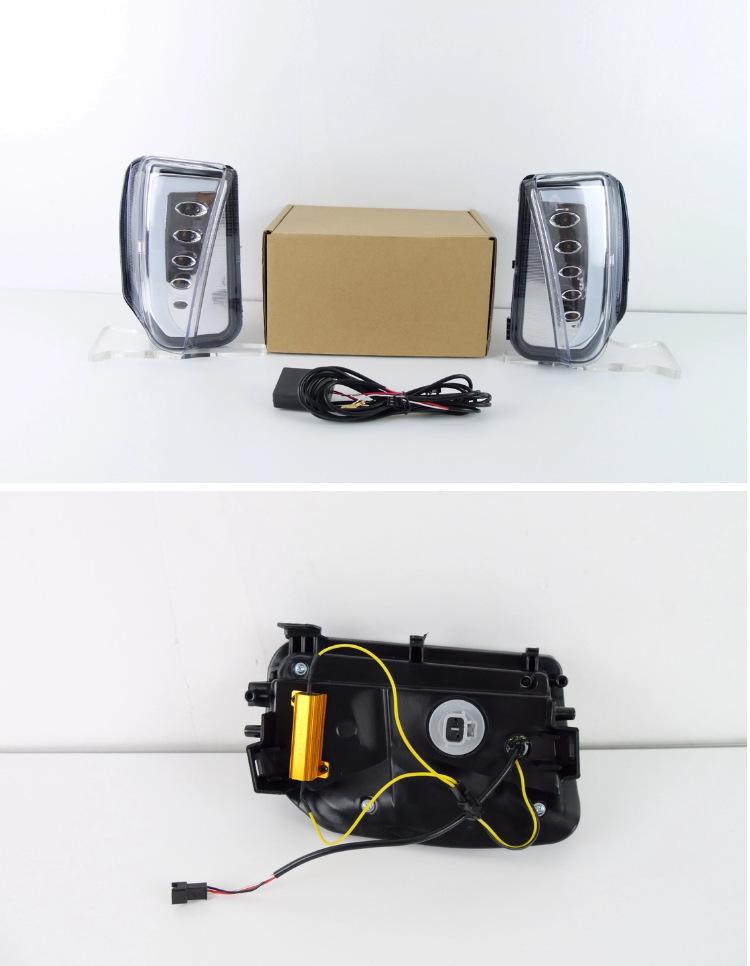 Daytime Running Light Upgrade for 2013-2015 Toyota Prius Front Bumper