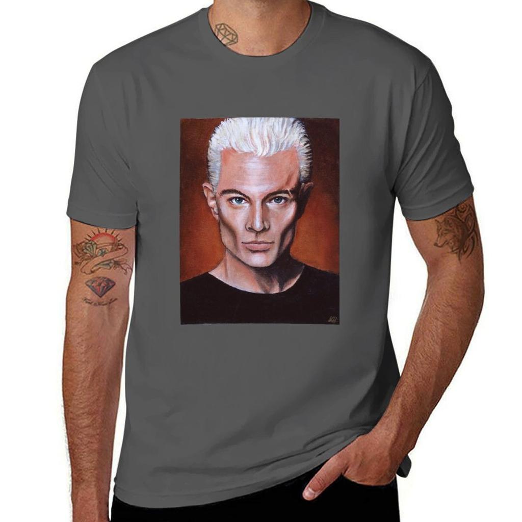 Spike or William the Bloody TShirt Large Size Casual Short Sleeve Top