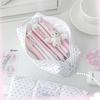 Multi-functional Polka Dot Pen Bag Zipper Hand-held Student Pencil Case Large Capacity Cosmetic Pouch Students Supplies