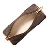 MICHAEL KORS Izzy Coated Canvas With Polyester Shoulder Bag Small Women's Dark Brown 32S6GZYC1B-BRONZO GHIANDA