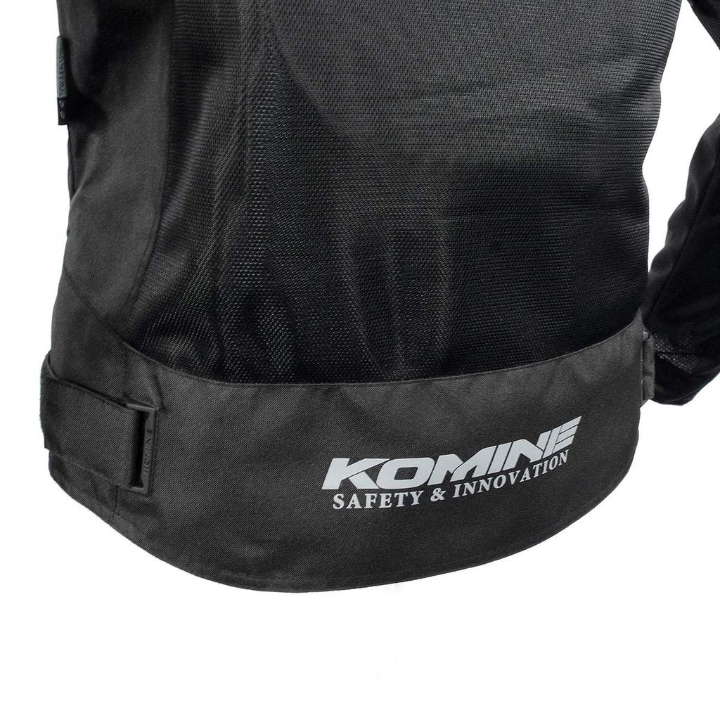 Motorcycle Jacket Protective Half Mesh Jacket 12955 For and Autumn Mesh Material CE Standard Level 2 CE Standard Protector Black S [KOMINE] JK-146