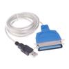 Usb 2.0 Type A To Centronics Parallel 36Pin Port Adapter Ieee 1284 Cb-Cn36 Printer Cable For Computer Laptop Pc Lead Print
