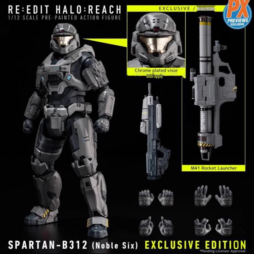 Sentinel 1/12 Halo Spartan Master Chief Movable Figure 