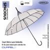 Baota 16-Rib Sun & Rain Bridal Photography Umbrella with Lace Trim and Curved Handle