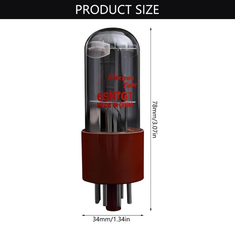 6SN7GT Vacuum Tube Superior Sound Amplification for 6N8P-J 6N8P-T CV181-Z Electronic Tubes