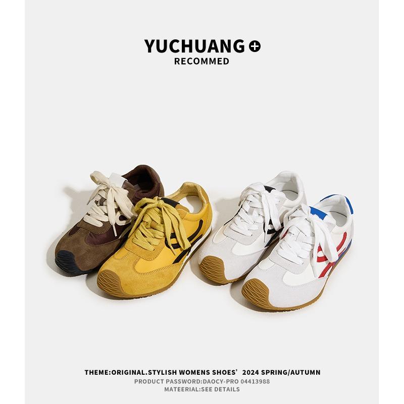 Crooked Head Retro Leather Women's Shoes Summer New Outdoor Versatile Casual Soft-soled Sports Shoes Women