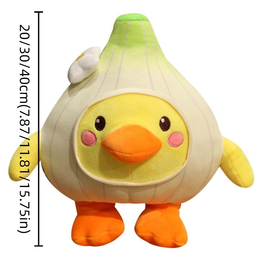 Yellow Garlic Duck Plush Toy Wings&Foot Funny Plush Doll Garlic Duck Plush Pillow Children Girl