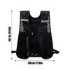 Running Vest Cycling Reflective Hydration Chest Bag Breathable Workout Vest with 500ml Water Bottle Storage Pocket for Cycling
