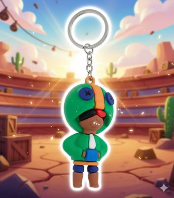 Brawl Stars Keychain Brawl Stars Leon Leon for Keys, for Bag Figure 5.5 Cm