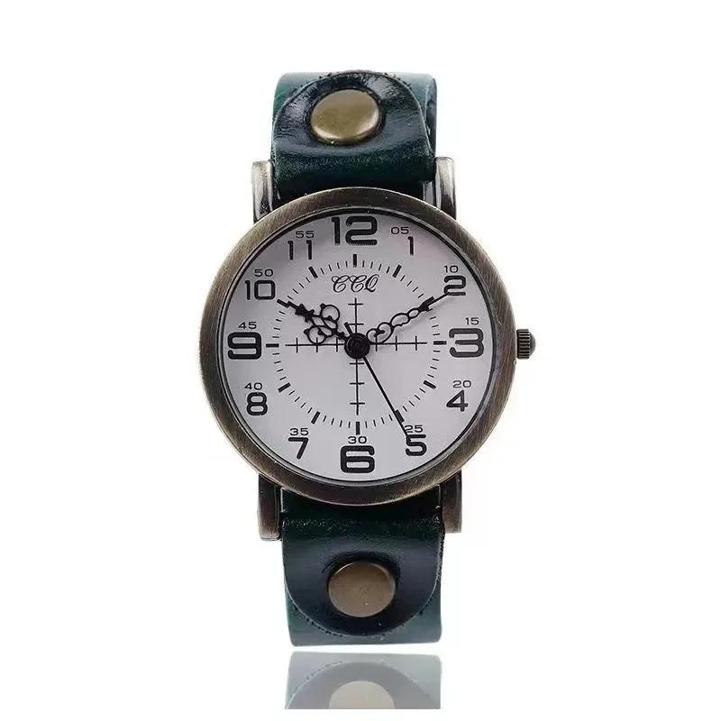 Neutral Retro Belt Digital Ladies Casual Watch Popular Sale Quartz Wristwatch From Mainland China No Brand Designated Buckle