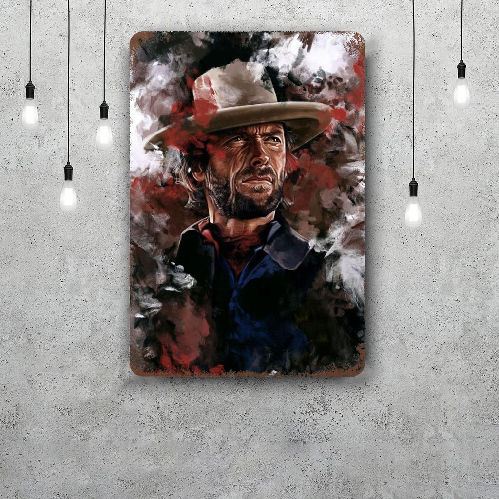 outlaw josey wales Metal Signs wall decor Vintage Tin Signs Captain Metal Poster Decor for Bar Pub Club Wall Decoration