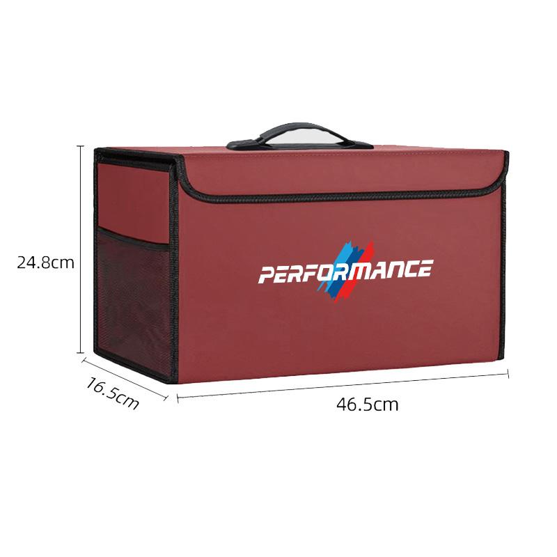 Large Capacity Leather Car Trunk Organizer Box Interior Toolbox For BMW X1 X2 X3 X5 X4 X6 X7 G30 G20 G32 G11 G12 F40 F30 F20 F10 QS4