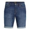 Мужские джинсовые шорты-бермуды синего цвета с манжетами JACK & JONES ...