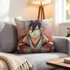 Anime Nobunaga The Fool Cushion Cover 1Pcs Decorative Covers Soft Cushion Case For Sofa Couch Decor 40X40 45X45 Pillowcases