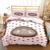 Nuovo Set Biancheria da Letto 3D Juicy Couture per Tutte le Stagioni per Letto Singolo 3 Pezzi Set Piumone Copripiumino Letto Matrimoniale King Copripiumone Tessili per la Casa