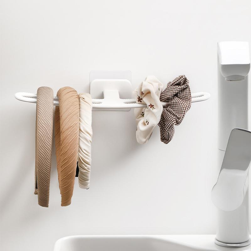 Non-marking Wall-mounted Hair Bands Hangers Hair Bands Hair Clips Head Rope Jewelry Organizer Household Multifunctional Organizer