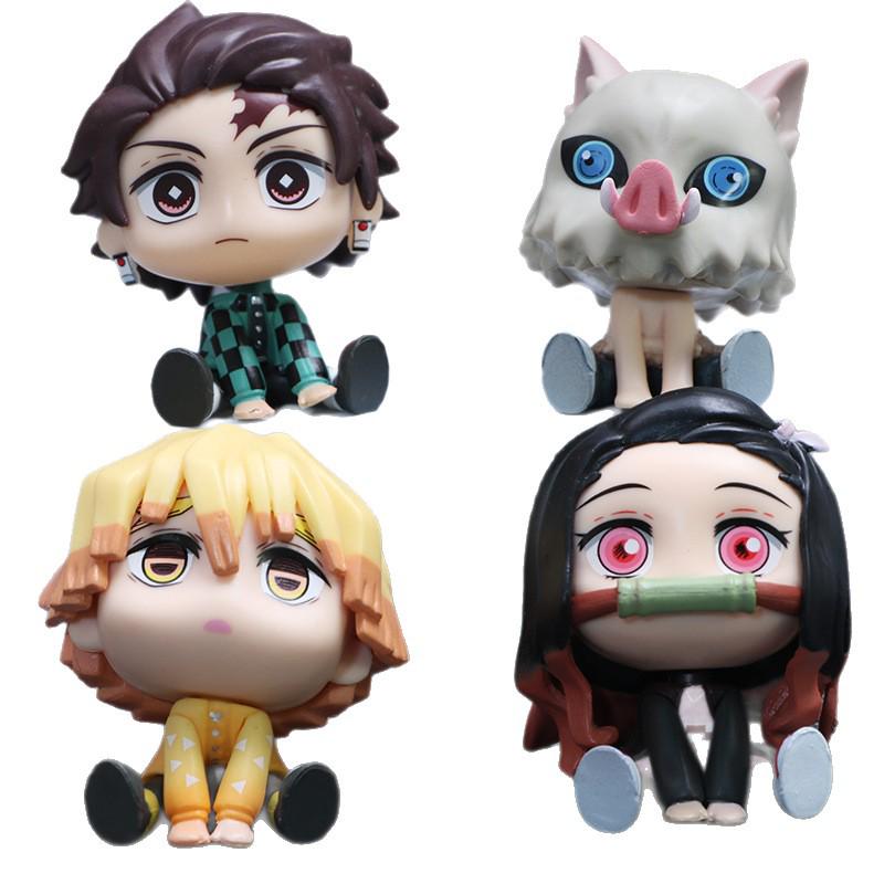 Q-Version Demon Slayer Geburtsblumen Figuren: Tanjiro & Nezuko Anime-Modelle