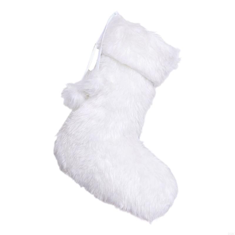 

Faux Furs Holiday Hanging Sock Elegant Designs Fireplaces Mantels Decorative