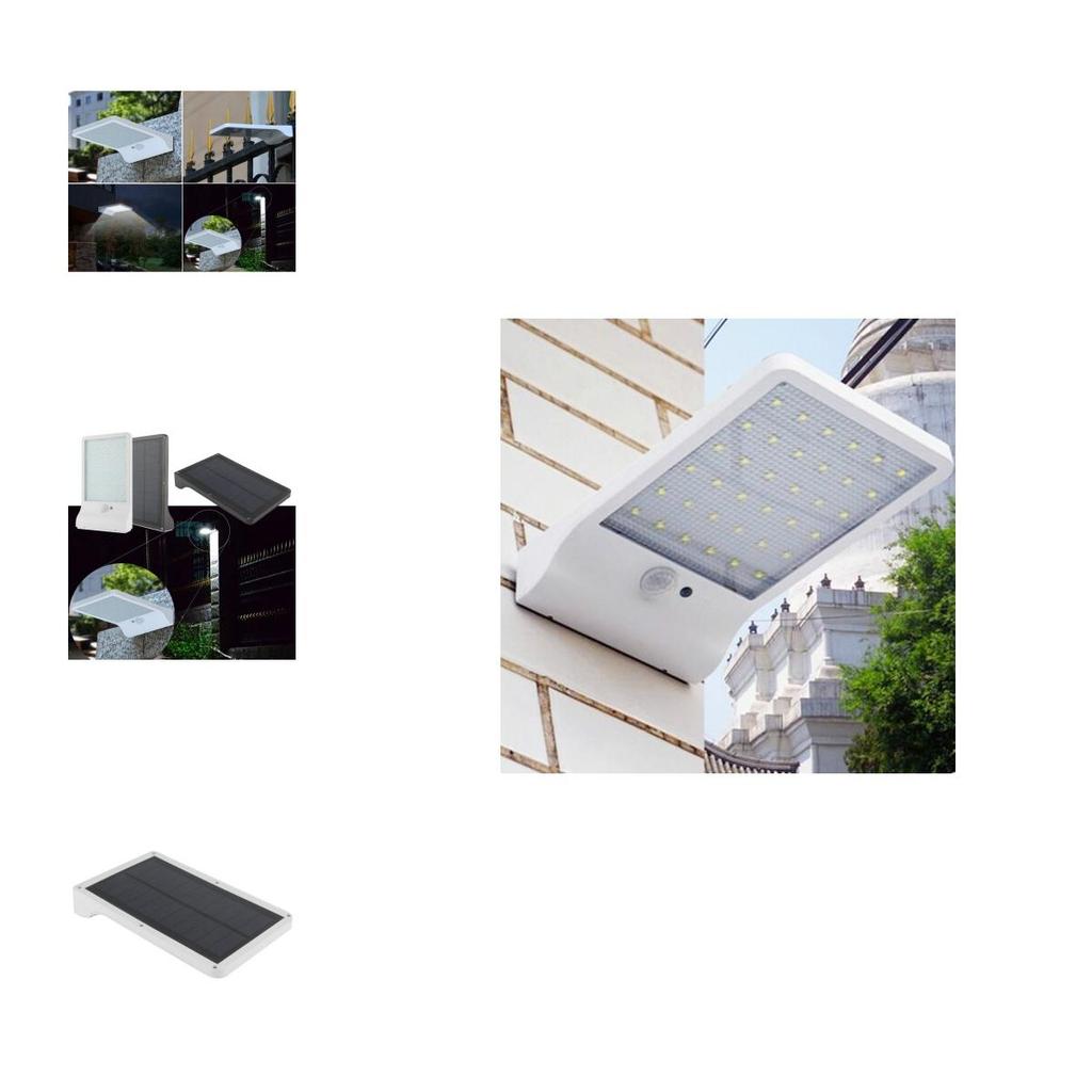 36 Led Solar Powered Motion Sensor Garden Security Lamp For Outdoor Waterproof Illumination