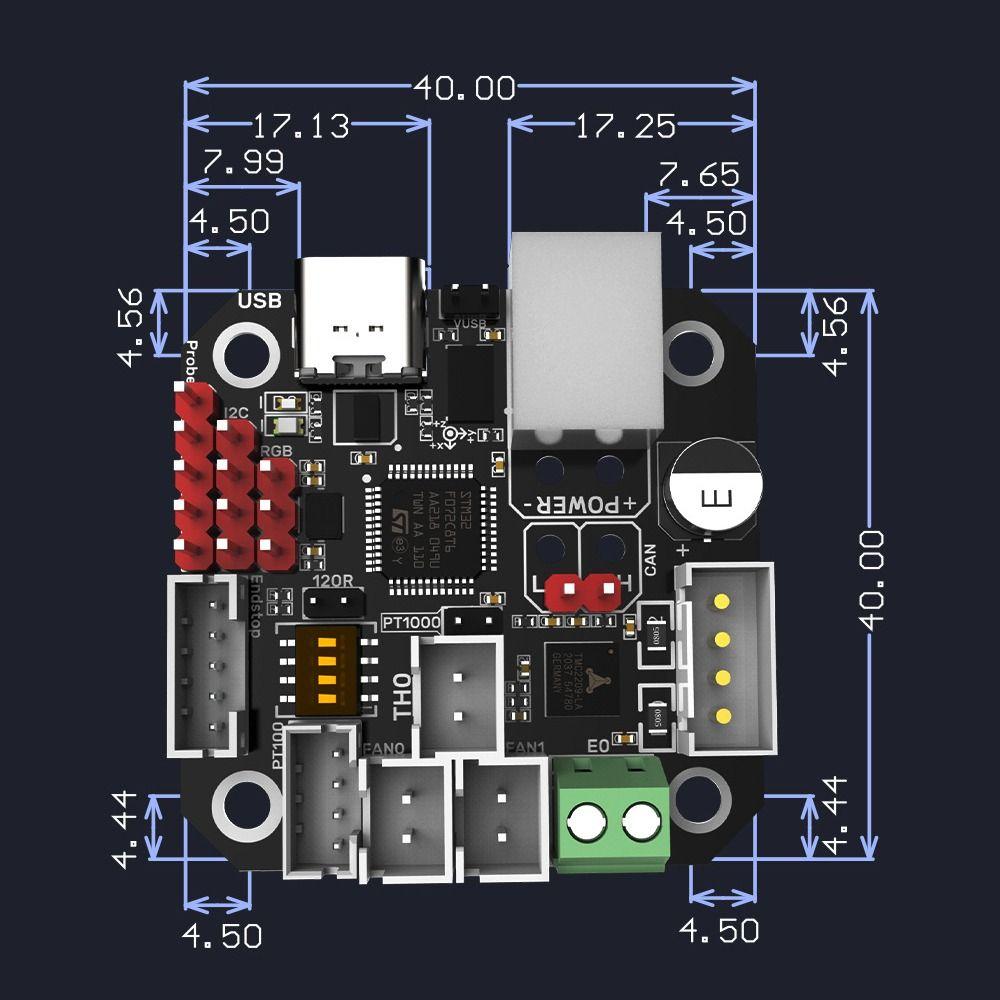 Easy Service BIGTREETECH 3D Printer Expansion Mainboard Klipper Expansion Ground Fault Protection