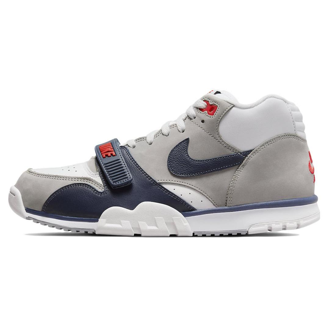 

new Nike Air Trainer 1 White Midnight Navy Medium Grey 42