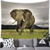 Elephant Tapestry Wall Hanging Wild Animal Creative Elephant Decorative Tapestry Wall Hanging Elephant Home Dormitory Decoration
