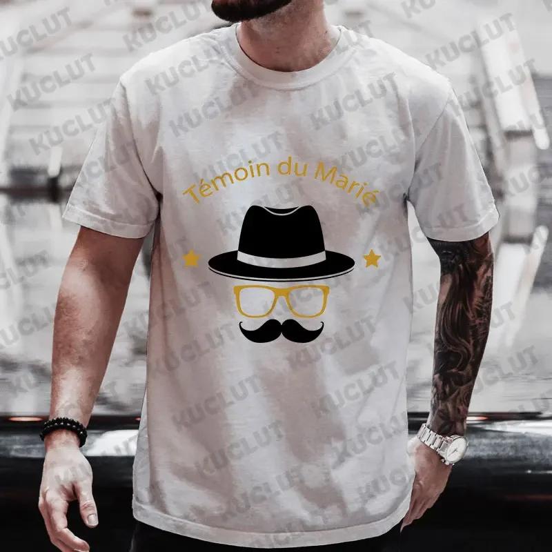 French Boyfriend Single Farewell Bachelor Stag Party Tees EVG Team Future Groom Squad Tops Male Wedding Party T Shirt for Men