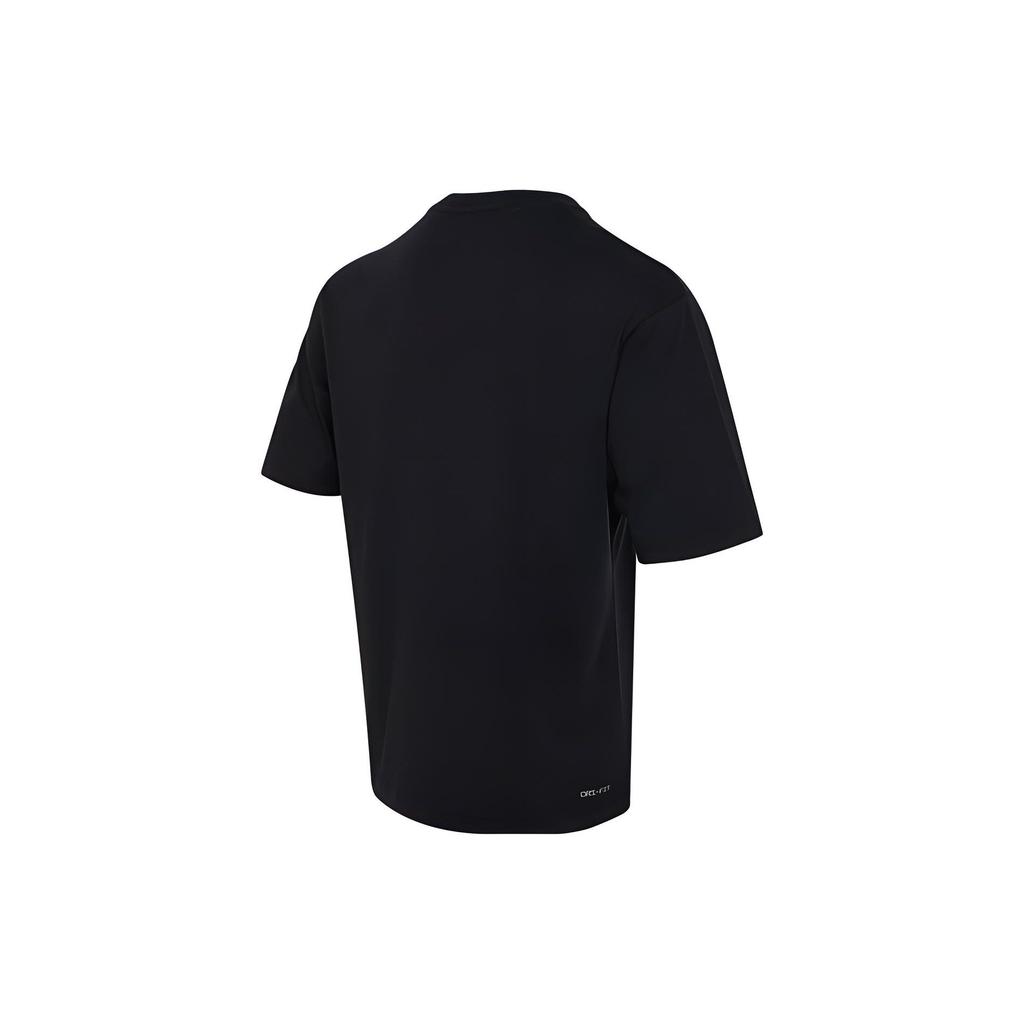 Jordan T Shirts Men's Black Crew Neck Moderate FB7446-010
