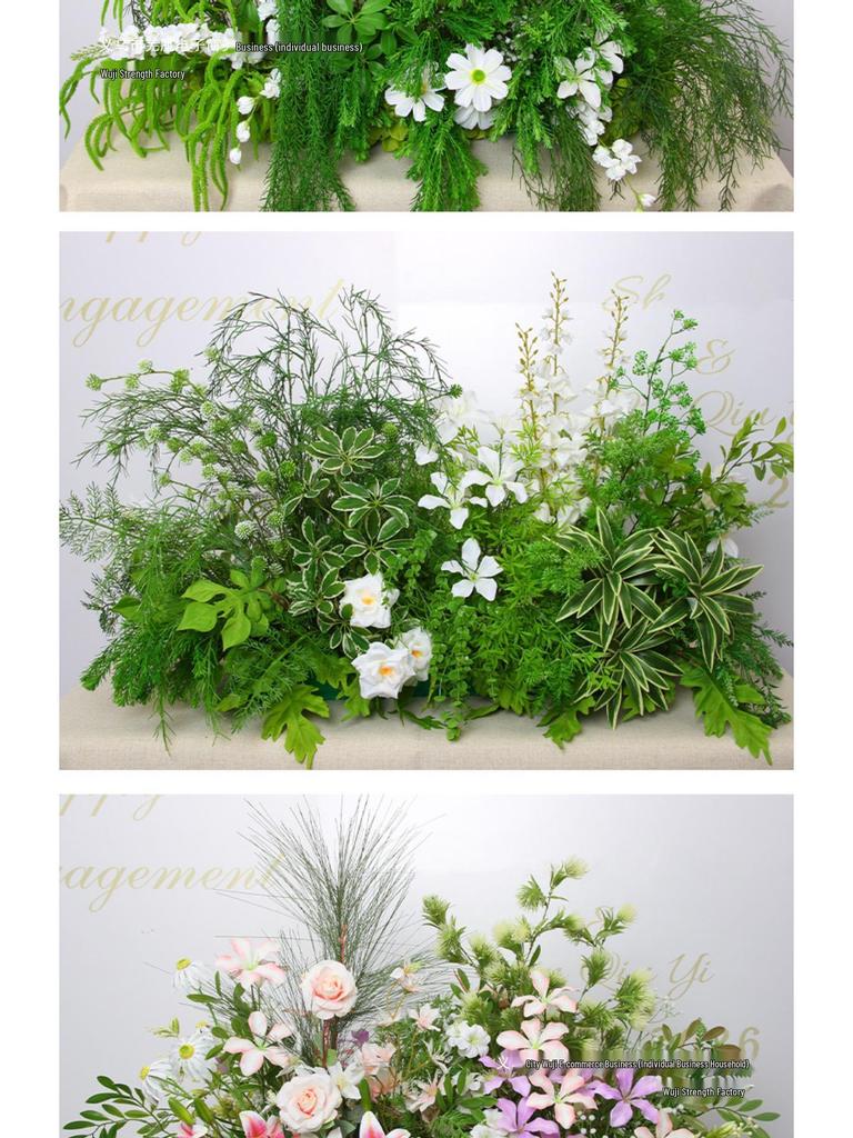 Mori Style Artificial Wedding Aisle Flowers