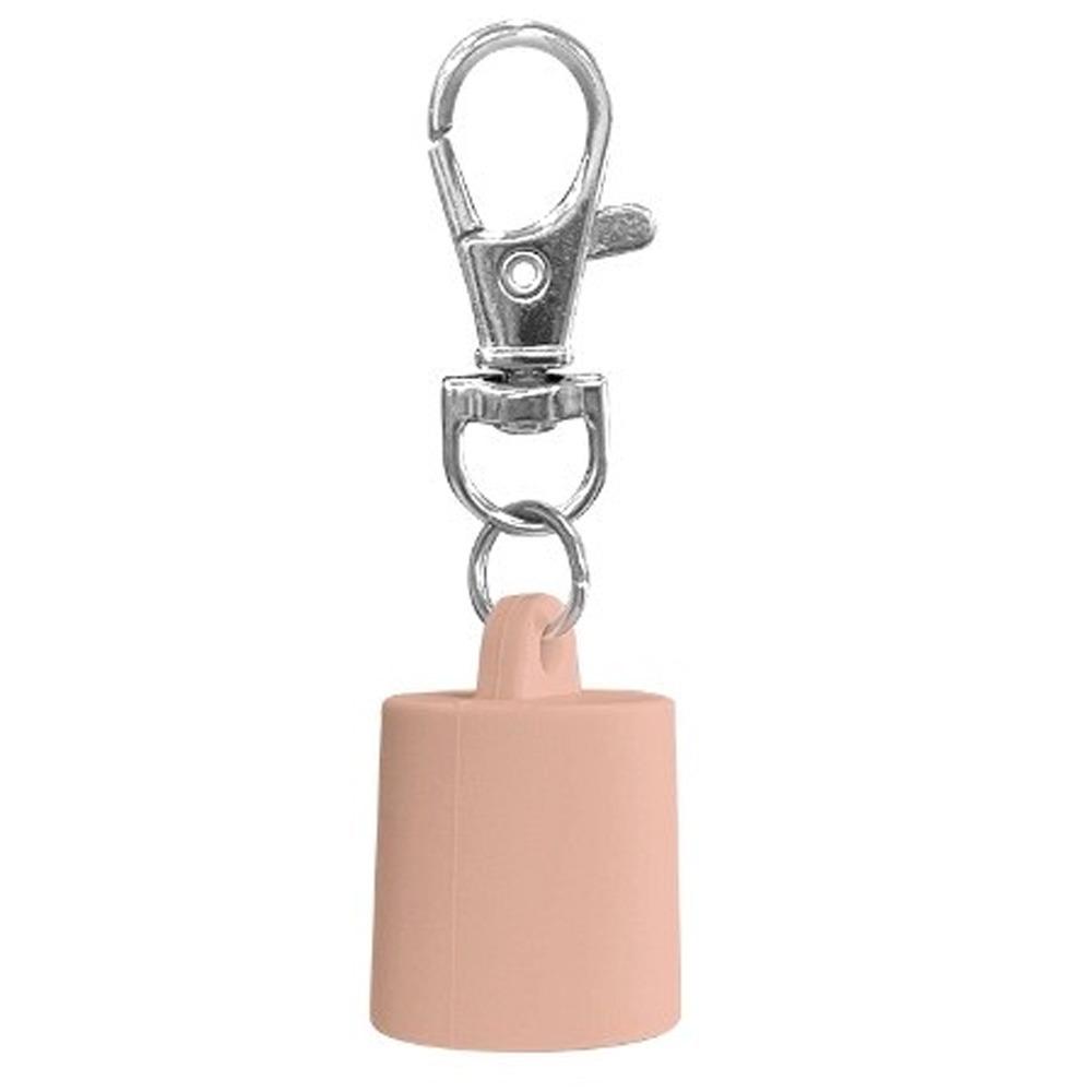 Portable Silicone Lip Balm Keychain Cap Bag Pendant Makeup Tool Accessories Lipstick Storage Cap Key Ring Lip Gloss Keychain Cap