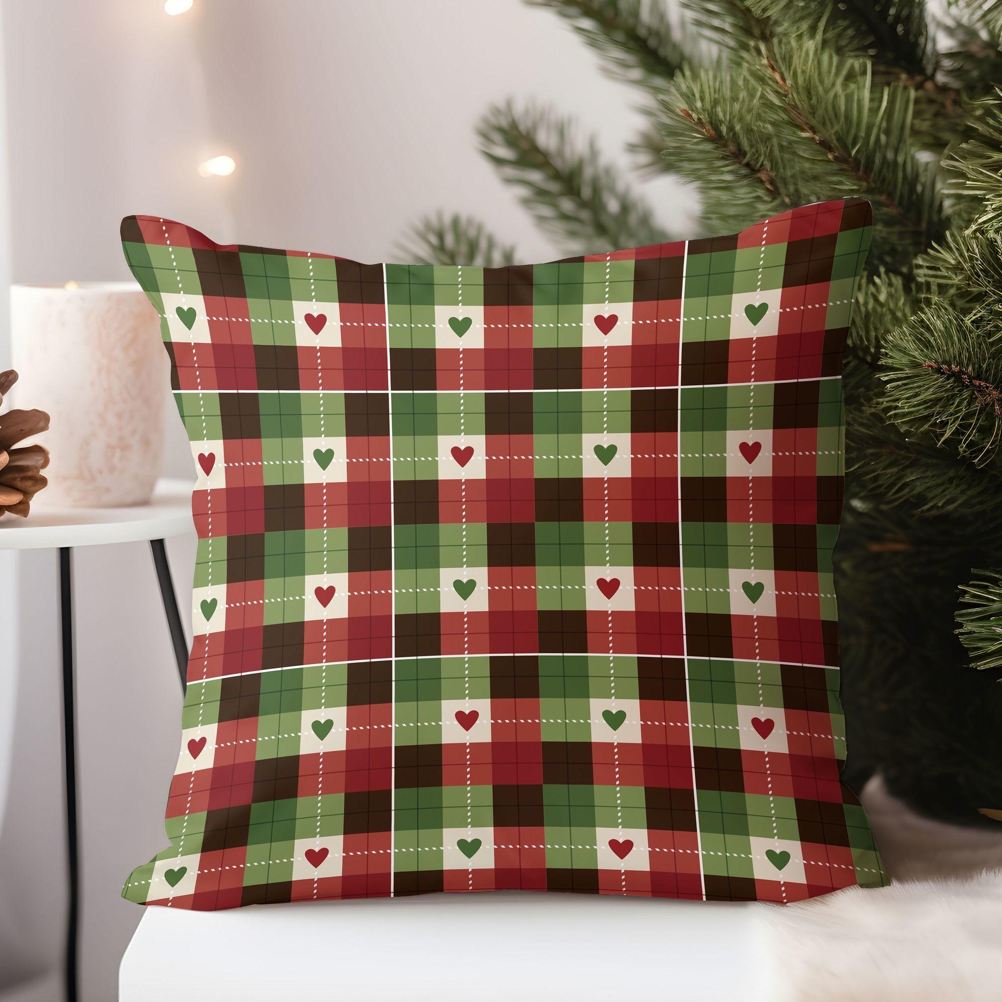 

Festive Atmosphere Pattern Square Polyester Pillowcase, Sofa Living Room Decorative Cushion Cover, Bedroom Bedside Pillow Cover 45x45cm