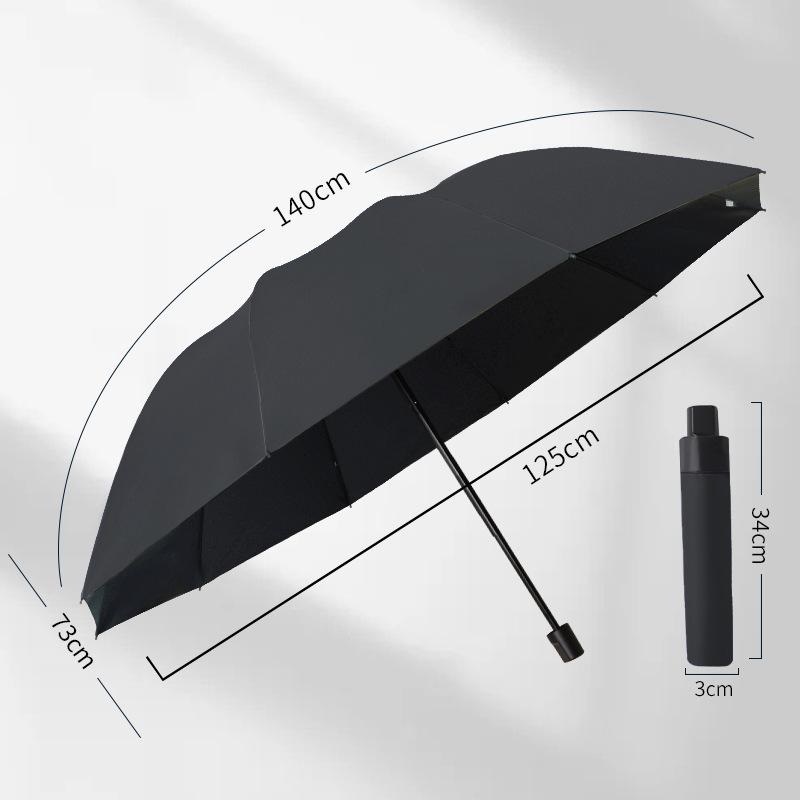 Extra-Large Umbrella for 3-5 People, Men's 70% Off Fold Manual Umbrella, Reinforced and Thickened Sunshade Umbrella, Sun Protection Umbrella