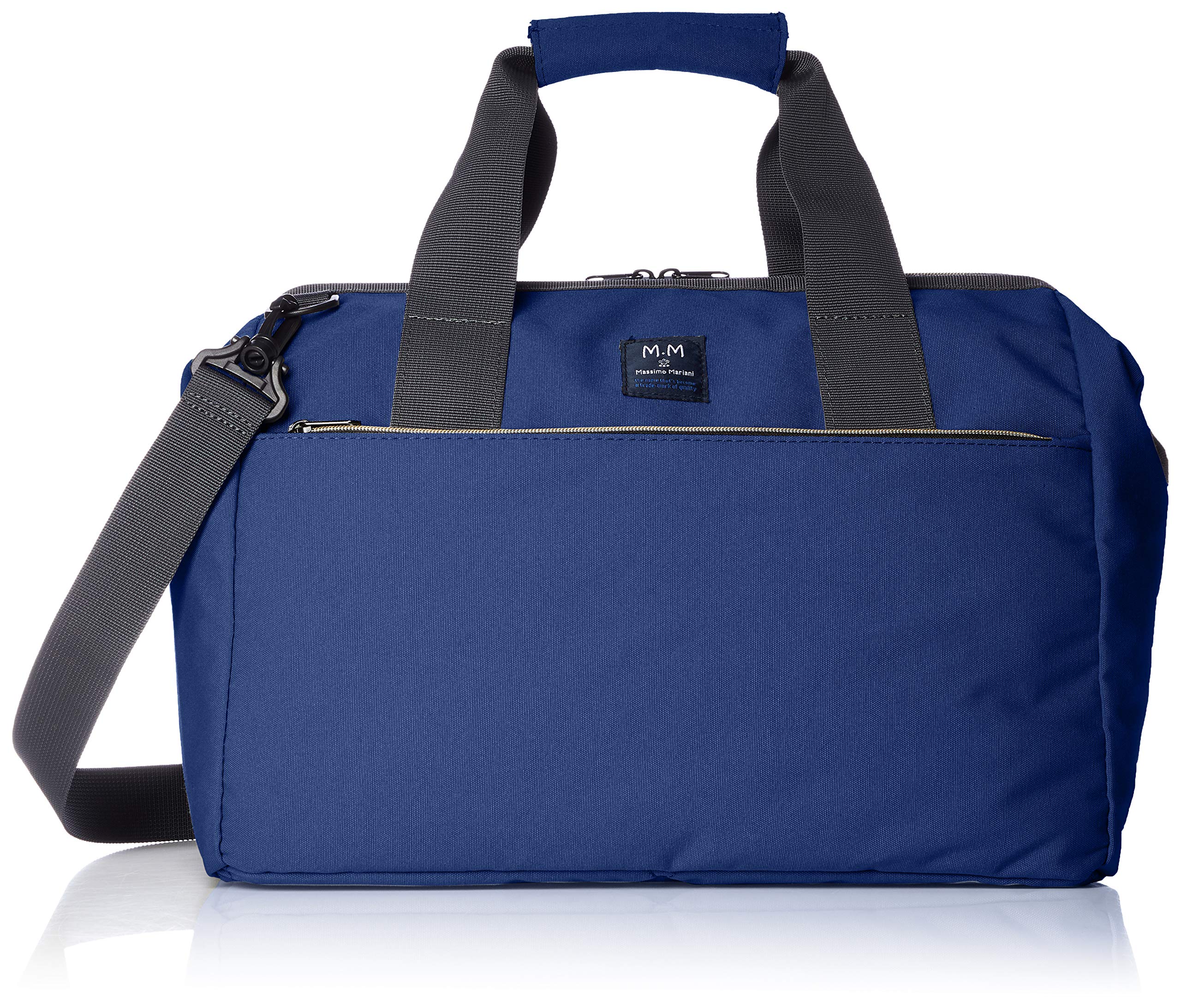 

Boston 40cm 2WAY Boston Bag with Poly Frame Navy [Massimo Mariani] 15-05 тёмно-синий