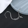 Cold Style Cross Bracelet: Thick Chain for Cool Girl - Hip Hop Fashion, Christmas Edition