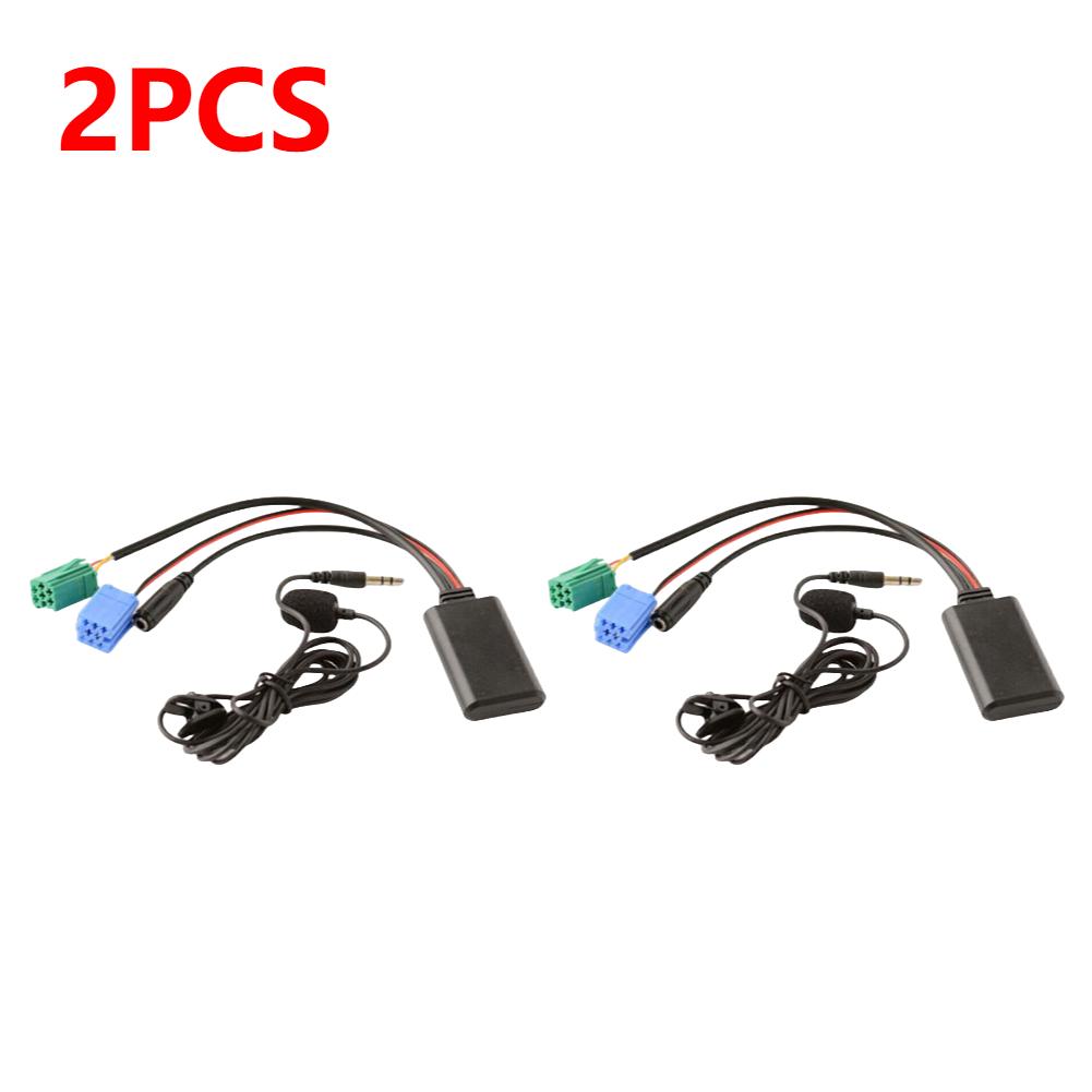 Car Bluetooth-Compatible 5.0 Aux Cable Microphone Handsfree Mobile Phone Free Calling Adapter for Renault Megane Espace Kangoo