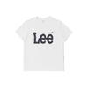 T-Shirts Men's White Crew Neck Moderate LMT004519
