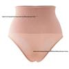 European & American Plus Size Ribbed Tummy Control Thong - Women's Seamless Low-Waist Shaping Underwear