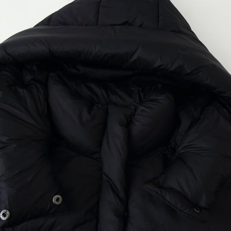 Womens Oversized Hooded Cotton Puffer Jacket Winter Warm Loose Fit Solid Color Parka