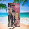 Anime P-Paradise K-Kisss Shoujo Manga Beach Towel Bath Towels for Microfiber Quick Dry Custom Sand Free Beach Yoga Spa Gym Pool