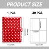 Macaron Polka Dot A5 PU Leather Card Binder 100 Grid Card Collection Album With 4 Grid Card Sleeves Collectible Storage Book