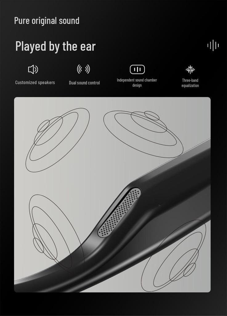 Smart Bluetooth Glasses: Real-time AI Translation & Music for 100+ Languages