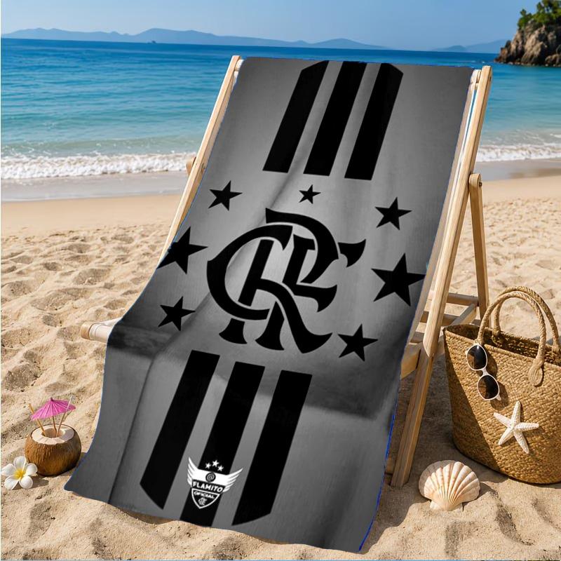 Flumi-nense Crest Wings Printed Microfiber Beach Towel, Soft And Absorbent, Quick-Dry, Ideal for Summer Travel, Beach Essential, Swimming Pool